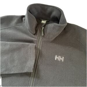 Helly Hansen Men’s Daybreaker Full Zip Black Fleece Size XXL Zip Pockets